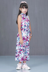Girl's Jumpsuit (8-13Y) (Aqua)